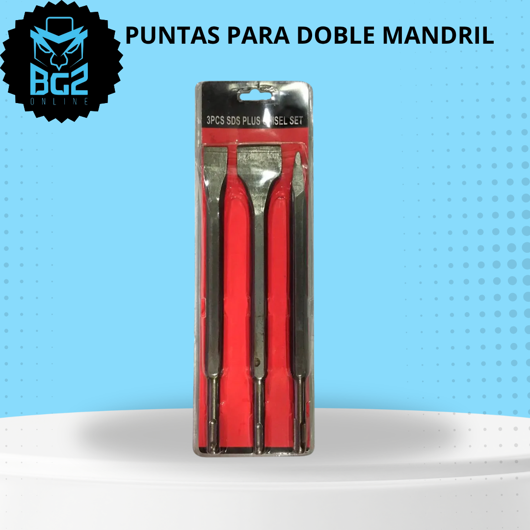PUNTAS PARA DOBLE MANDRIL
